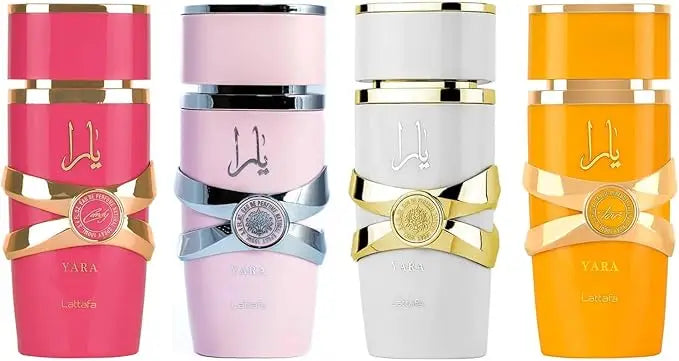 OFERTA| colección yara lattafa – pack de 4 mini perfumes de 5 ml
